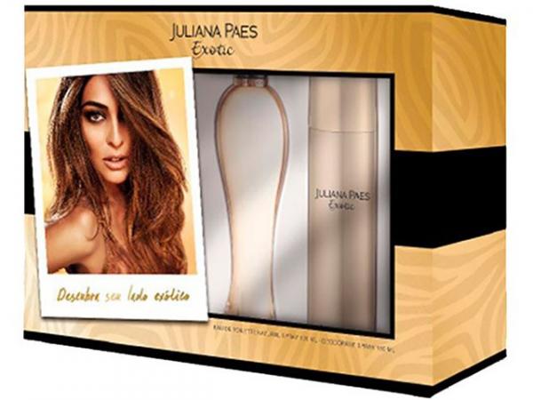 Juliana Paes Kit Exotic Perfume Feminino - Eau de Toilette 100ml + Desodorante 150ml