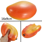 Jumbo Colossal Squishy Mango Rebound Super Lento Crescente Perfumado Brinquedos Divertidos 16x9cm
