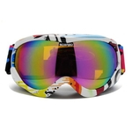 Juventude Neve Esqui Snowboard óculos De Proteção Uv Anti Nevoeiro Lente Dupla-a