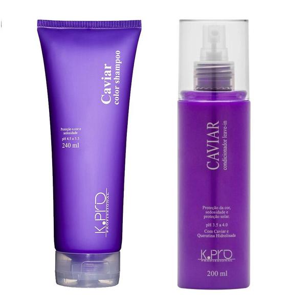 K.pro Caviar Color Shampoo 240ml e Cond Leave-In 200ml