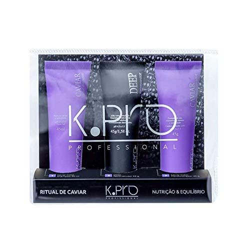 K.Pro Profissional Kit de Viagem Caviar Color 3 Produtos