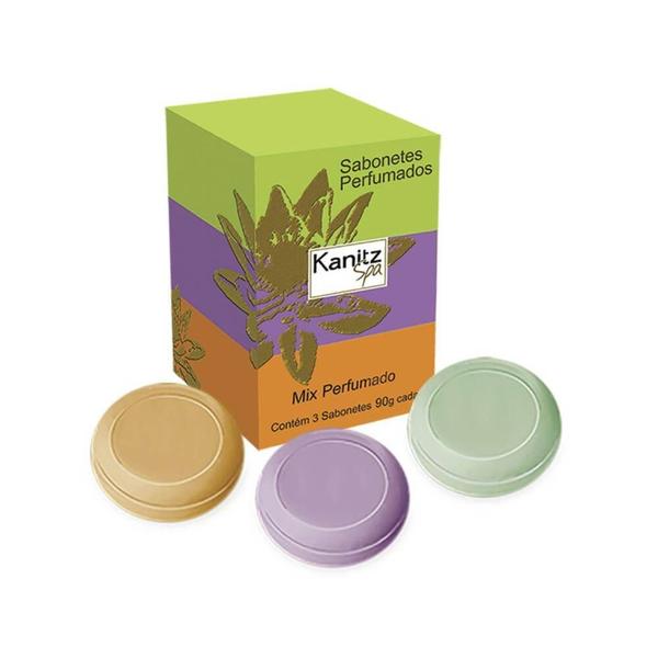 Kanitz Spa Mix Sabonete Barra Perfumado 3x90g