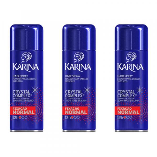 Karina Crystal Complex Hair Spray Normal 250ml (Kit C/03)