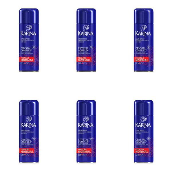 Karina Crystal Complex Hair Spray Normal 250ml (Kit C/06)