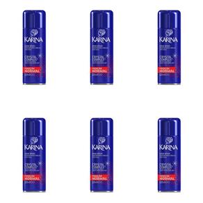 Karina Crystal Complex Hair Spray Normal 250ml - Kit com 06
