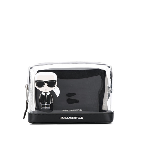 Karl Lagerfeld Ikonik Cosmetic Bag - Preto