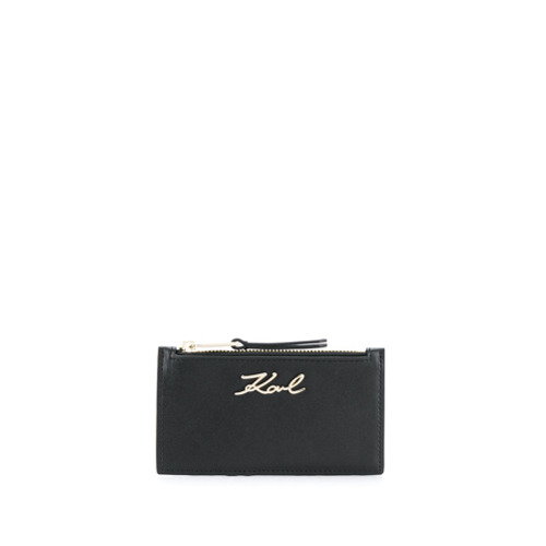 Karl Lagerfeld Porta-cartões K/Signature - Preto