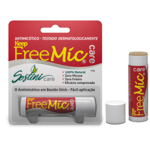 Keep Free Mic Care - Antimicótico em Bastão Stick - Fácil Aplicação - Dermatologicamente Testado