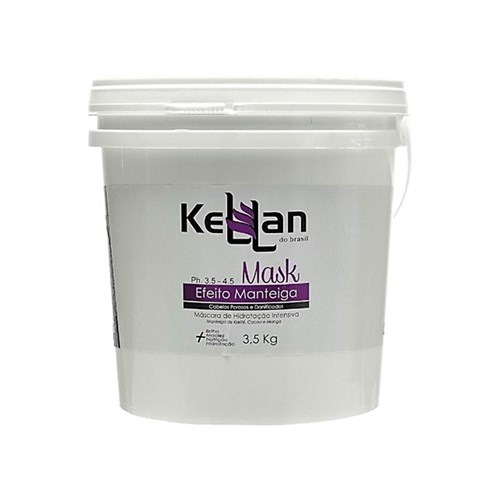 Kellan Excellent Mask-Efeito Manteiga 3,5Kg - Máscara de Tratamento Capilar