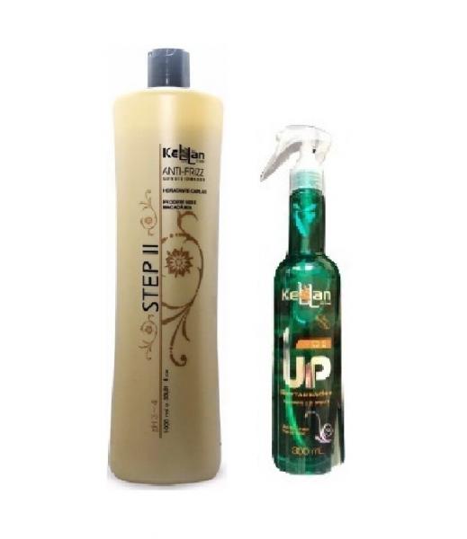 Kellan Kit Shampoo Step 1000ml e UP Grade Pós Progressiva 300ml - Kellan Cosmeticos