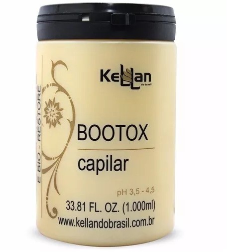 Kellan Profissional Redutor de Volume Bootox Tratamento Capilar 1kg - Kellan Cosmeticos