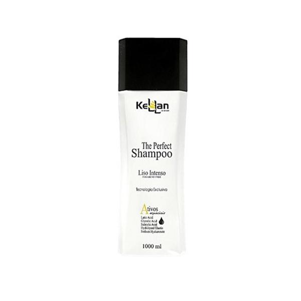 Kellan Shampoo Alisante The Perfect 1 Litro - Shampoo Progressiva 1 Passo - Kellan Cosmeticos