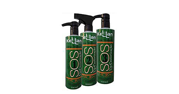 Kellan SOS Restaurador Kit 3x500ml - Kellan Cosmeticos