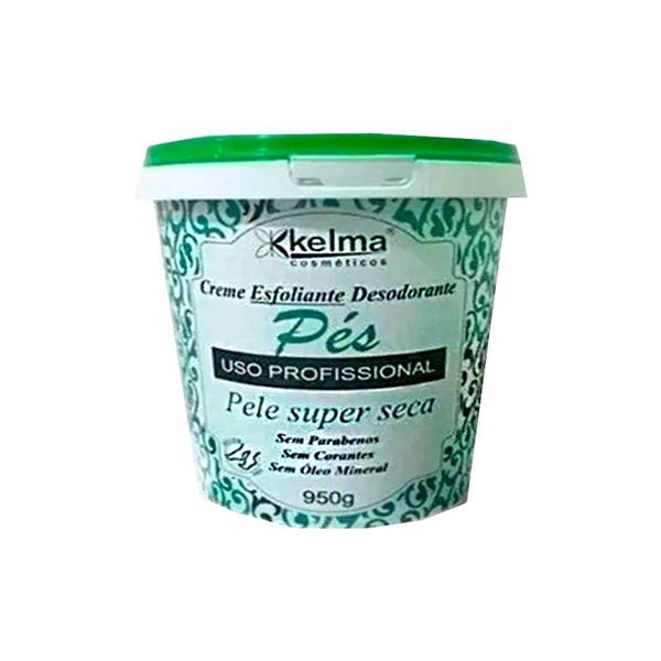 Kelma Creme Profissional Esfoliante Pés 950g - Pele Super Seca