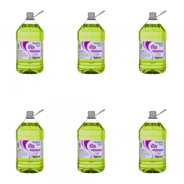 Kelma Keratina Shampoo 1900ml (Kit C/06)