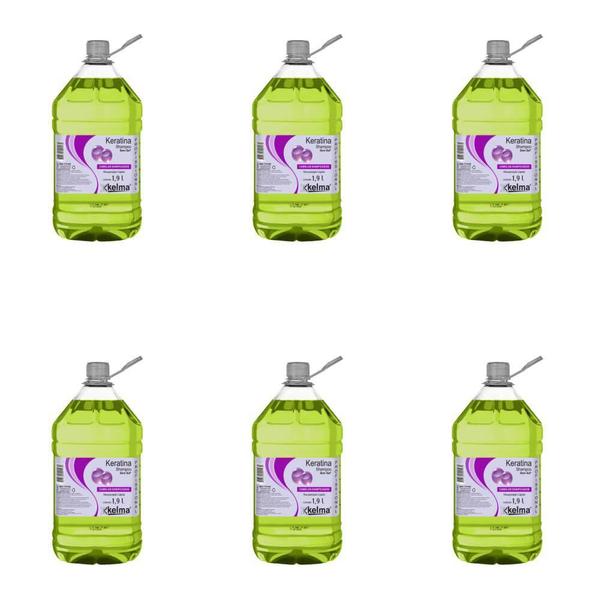 Kelma Keratina Shampoo 1900ml (Kit C/06)