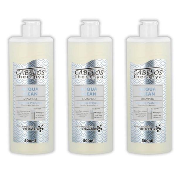 Kelma Therapya Acqua Clean Pré Shampoo 500ml (Kit C/03)