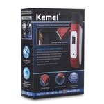 Kemei Rechargeable Hair Clipper cortador Carving Tools Barber Styling KM-261
