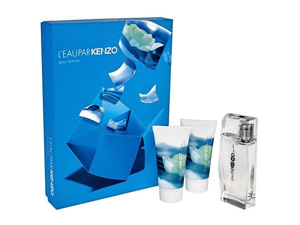 Kenzo Coffret Kenzo Leau Par Perfume Feminino - Edt 50ml + Gel de Banho + Loção Corporal 50ml