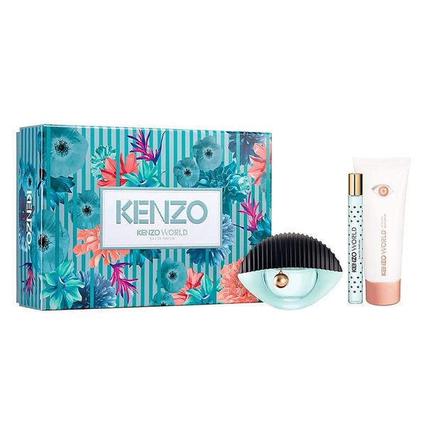 Kenzo Kenzo World Kit Perfume EDP Feminino + Miniatura + Loção Corporal