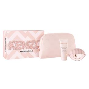 Kenzo World Kit - EDT + Body Lotion + Necessaire Kit