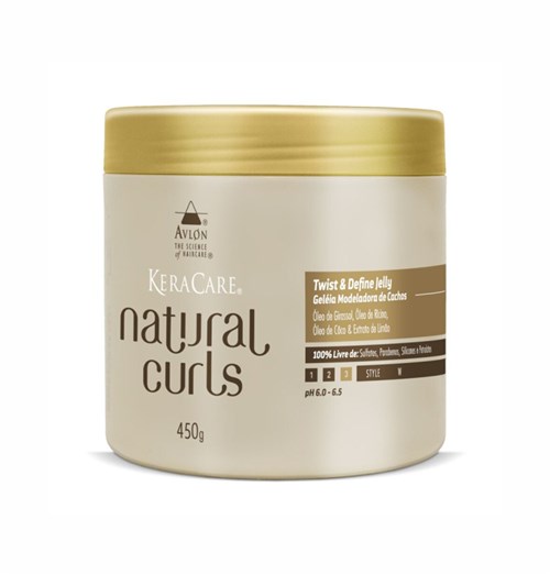KeraCare Avlon Natural Curls Twist & Define Jelly Geléia Modeladora de Cachos 450g