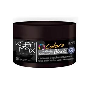 Keramax Color Máscara Tonalizante Black - 350g