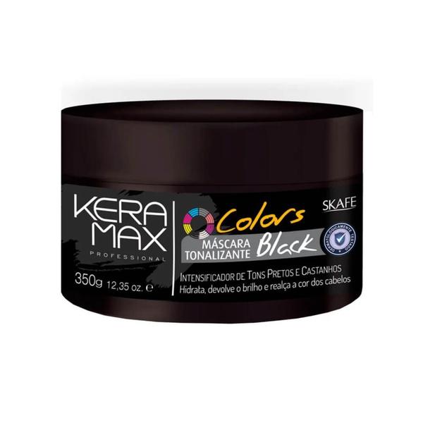 Keramax Color Máscara Tonalizante Black 350g