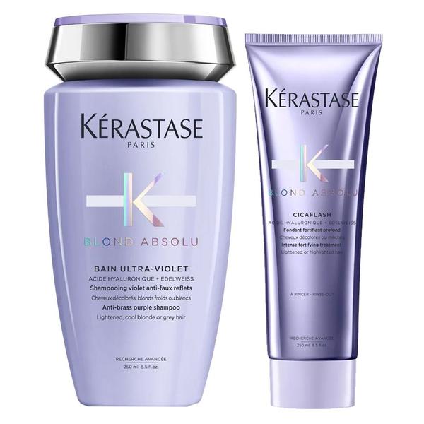 Kérastase Blond Absolu Cicaflash Ultra-Violet Kit - Shampoo + Tratamento