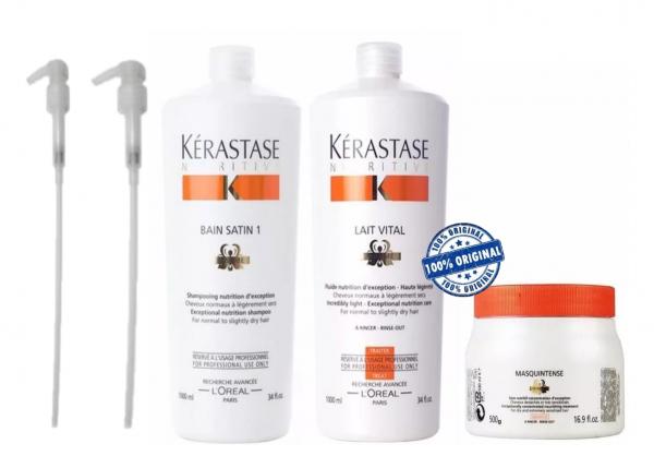 Kérastase - Kit Nutritive Satin 1+lait Vital+masq.cab Grossos