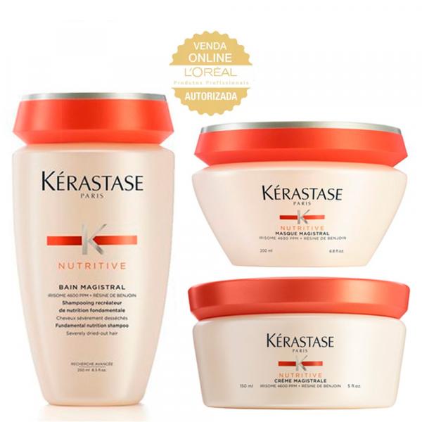 Kérastase Nutritive Magistral Kit - Shampoo + Leave-In + Máscara