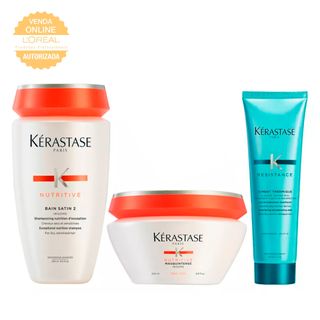 Kérastase Nutritive + Résistance Kit - Shampoo + Leave-In + Máscara Kit