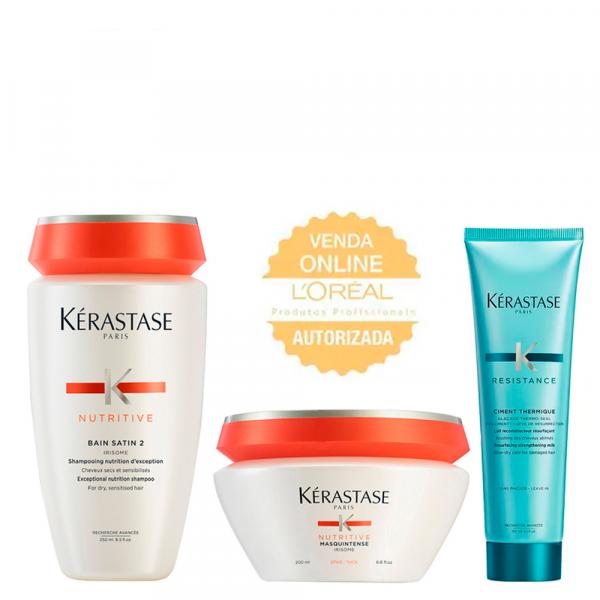 Kérastase Nutritive + Résistance Kit - Shampoo + Leave-In + Máscara