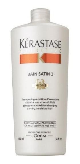 Kerastase Nutritive Shampoo Bain Satin 2 de 1 Litro + Frete! - Kérastase