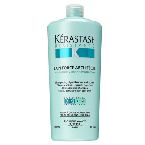 Kerastase Resistence Shampoo Bain de Force Architecte 1000Ml