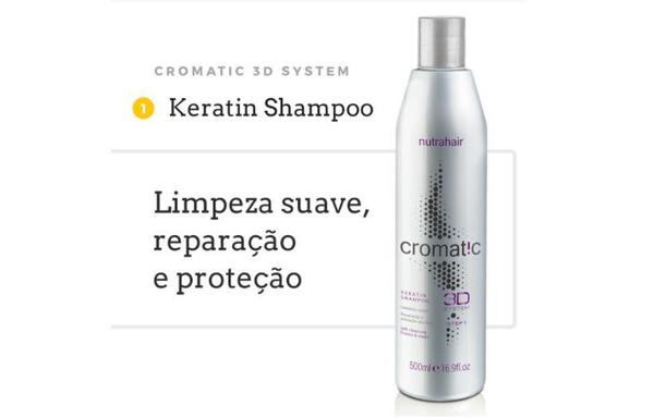 Keratin Shampoo 500ml Cromatic - Nutra Hair