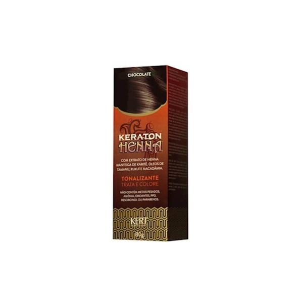 Keraton Henna Capilar Creme Chocolate 80g