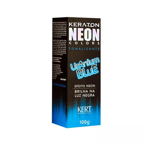 Kert Keraton Neon Colors Uranium Blue - 100g - Kert Profissional