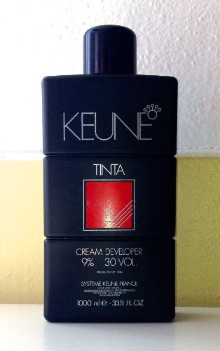 Keune Água Oxigenada Tinta Cream Developer 1 Litro - 30 VOLUME - 1 LITRO