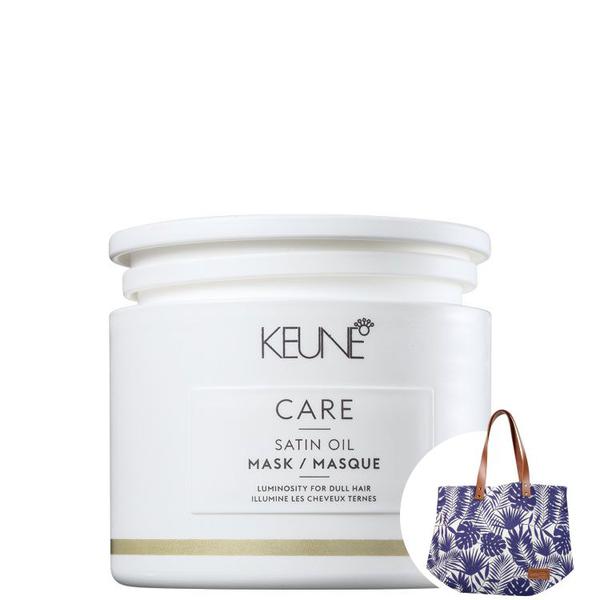 Keune Care Satin Oil - Máscara Capilar 200ml+Bolsa Estampada Beleza na Web