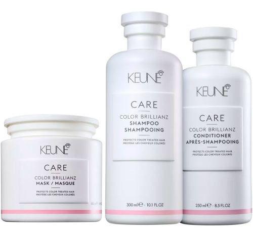 Keune Combo Color Care Brillianz Shampoo, Condicionador e Mascara
