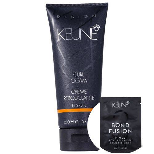 Keune Curl Cream - Ativador de Cachos 200ml + Tratamento 12 Ml