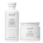 Keune Keratin Shampoo 300ml + Mascara Tratamento 200g