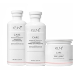 Keune Keratin Smooth Kit Shampoo Condicionador e Máscara