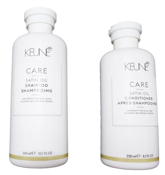 Keune Satin Oil Shampoo 300ml + Condicionador 250ml