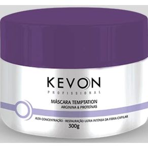 Kevon - Máscara Temptation Arginina e Proteínas 300 G