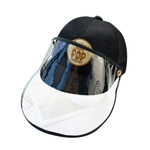 Kids Summer Anti Saliva Droplet Proteção Solar Shield Face Hat Baseball Cap