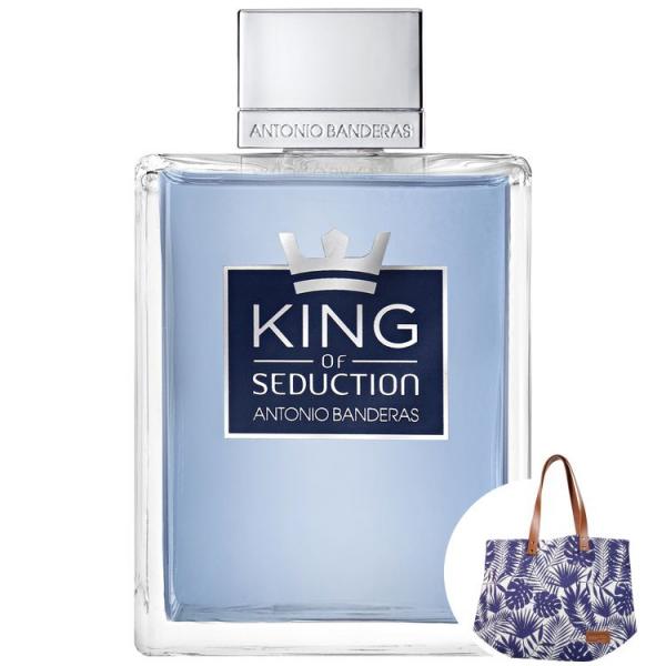 King Of Seduction Antonio Banderas Eau de Toilette - Perfume Masculino 200ml+Bolsa Estampada BLZ