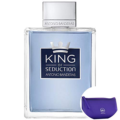 King Of Seduction Antonio Banderas Eau De Toilette - Perfume Masculino 200ml+necessaire Roxo