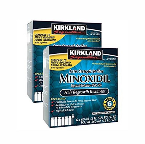 Kirkland Minoxidil 5% (1 Ano) – Envio Imediato
